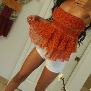 Lolita Jaca St Barth Silk ruffle top